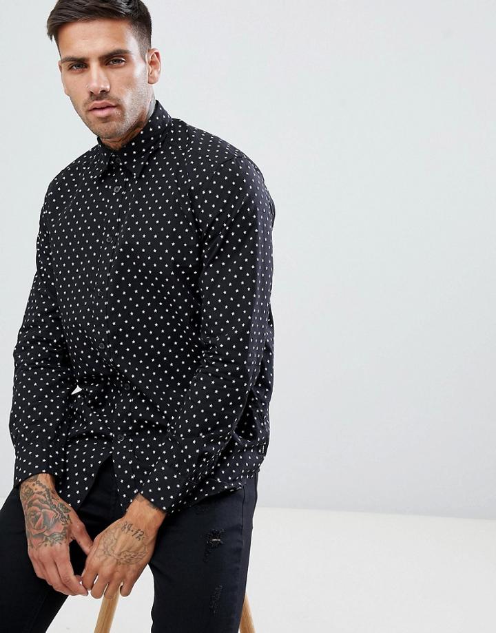 Diesel S-folk Star Shirt - Black