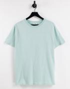 Cotton: On Oversized Dad Tee In Blue-blues