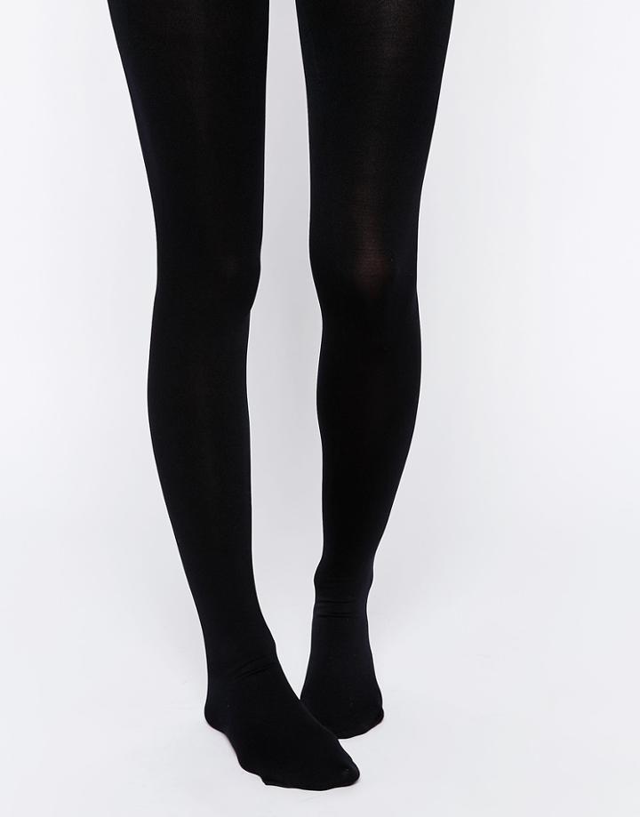 Asos 180 Denier Velvet Touch Tights - Black