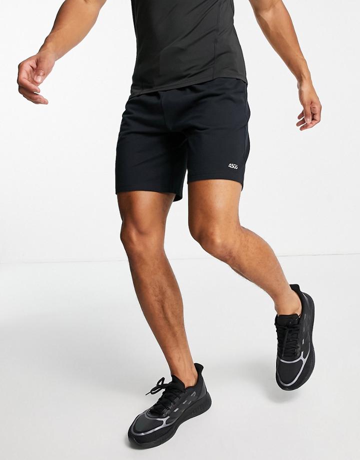 Asos 4505 Icon Training Sweat Short With Quick Dry In Black