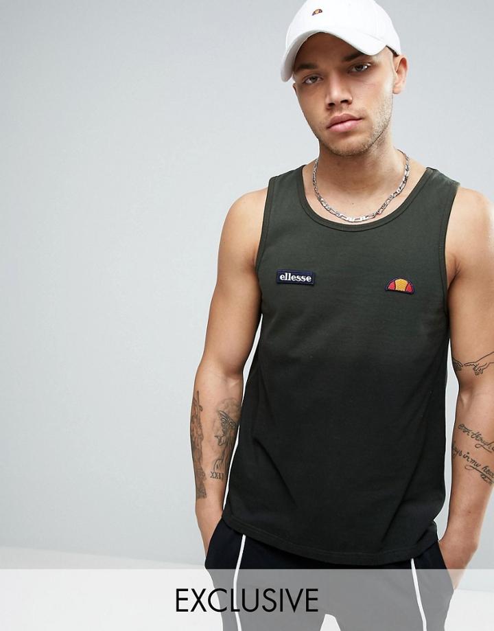 Ellesse Vest In Dip Dye - Green