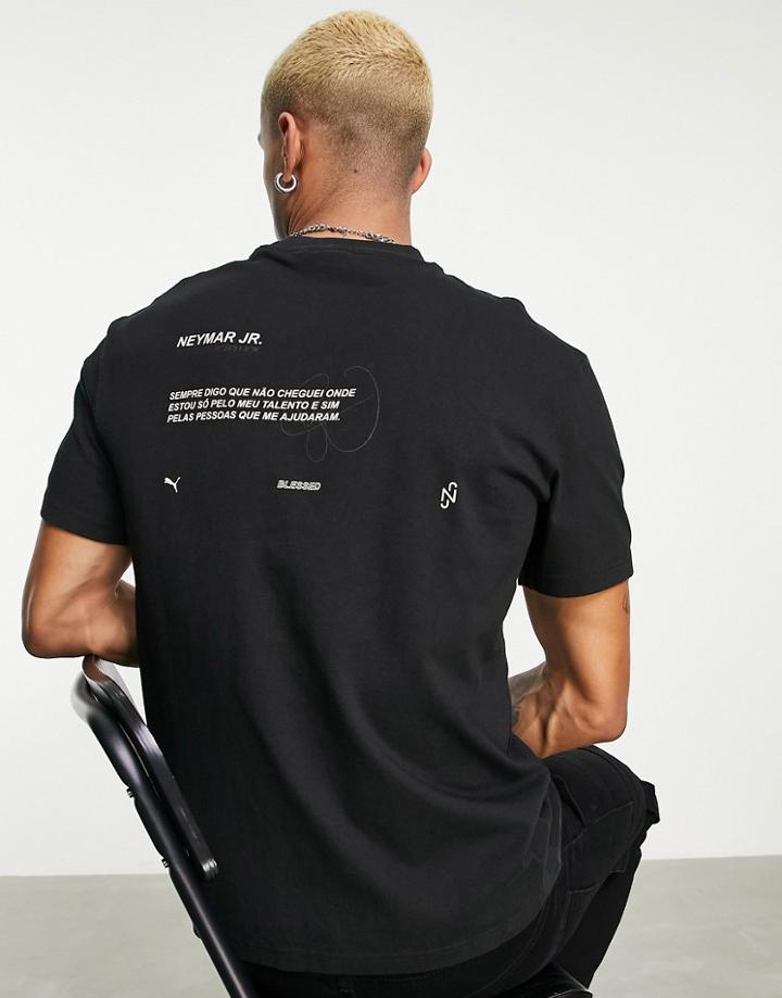 Puma X Neymar T-shirt In Black