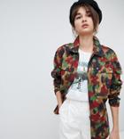 Reclaimed Vintage Revived Swiss Camo Jacket - Multi