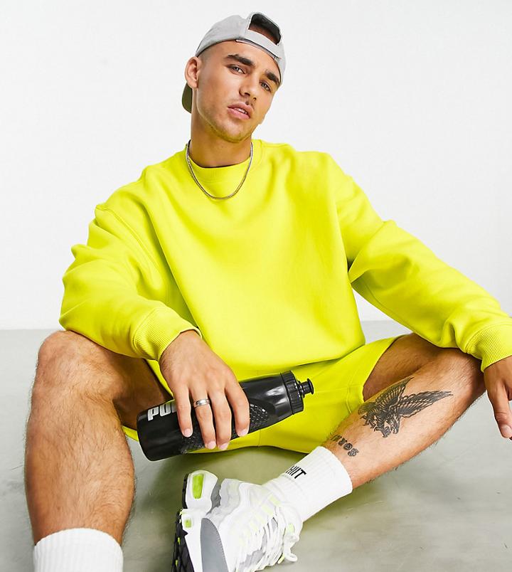 Hiit Sweatshirt In Acid-green