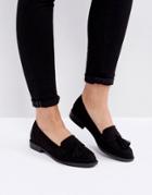 Park Lane Soft Loafer Flat Shoes - Black