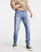 Levi's 511 Slim Fit Jeans In Light Wash Blue-blues