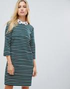 Vila 2-in-1 Stripe Shirt Dress - Multi