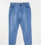 I Saw It First Plus Mom Jean In Washed Blue-blues