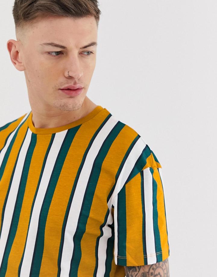 Jack & Jones Stripe T-shirt - Gold