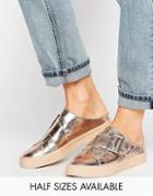 Asos Diane Mule Loafer Sneakers - Gold
