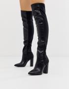 Call It Spring By Aldo Fontana Knee High Boots In Black