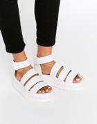 Dr Martens White Shore Clarissa Gladiator Strap Sandals - White