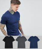 Boss Bodywear 3 Pack T-shirts - Multi