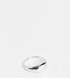 Asos Design Sterling Silver Classic Signet Ring