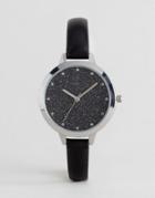New Look Galaxy Dial Watch - Black