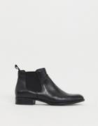 Vagabond Black Leather Chelsea Boot - Black