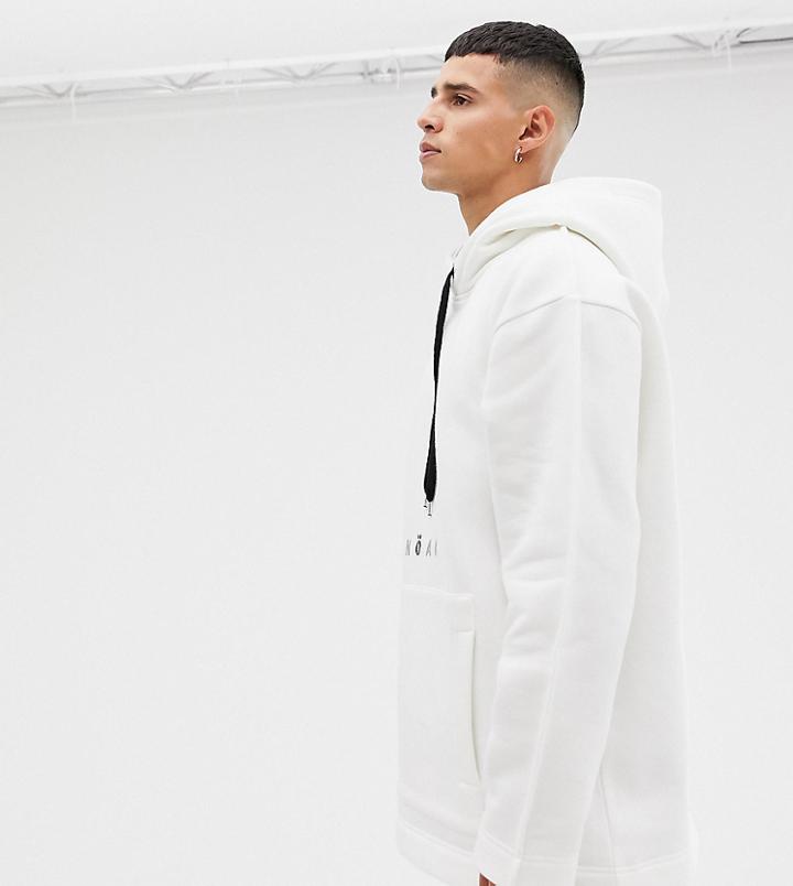 Noak Oversized Hoodie With Logo-white