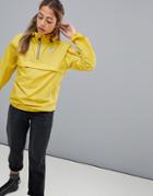 K-way Le Vrai 3.0 Leon Pullover Jacket In Yellow - Yellow