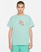 Nike Logo Twist Pack Hbr Embroidered Logo T-shirt In Dusty Blue-blues