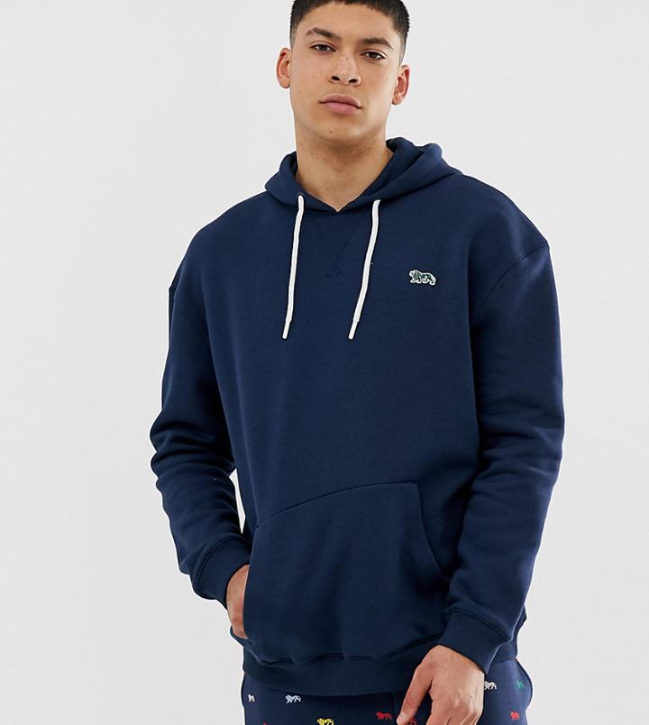 Lonsdale Oversized Boxy Hoodie - Black