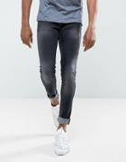 Blend Lunar Super Skinny Jean Black Wash - Black