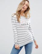 Sugarhill Boutique Stripe Sweater - Beige
