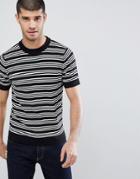 Weekday Joni Knitted T-shirt - Black