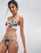 Mw By Matthew Williamson Floral Bikini Bottom - Multi