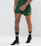 Puma Retro Soccer Shorts In Green Exclusive To Asos 57658002 - Green