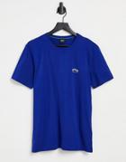 Boss Athleisure Curved Logo T-shirt In Blue-blues