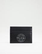 Tommy Hilfiger Monogram Logo Cardholder In Black