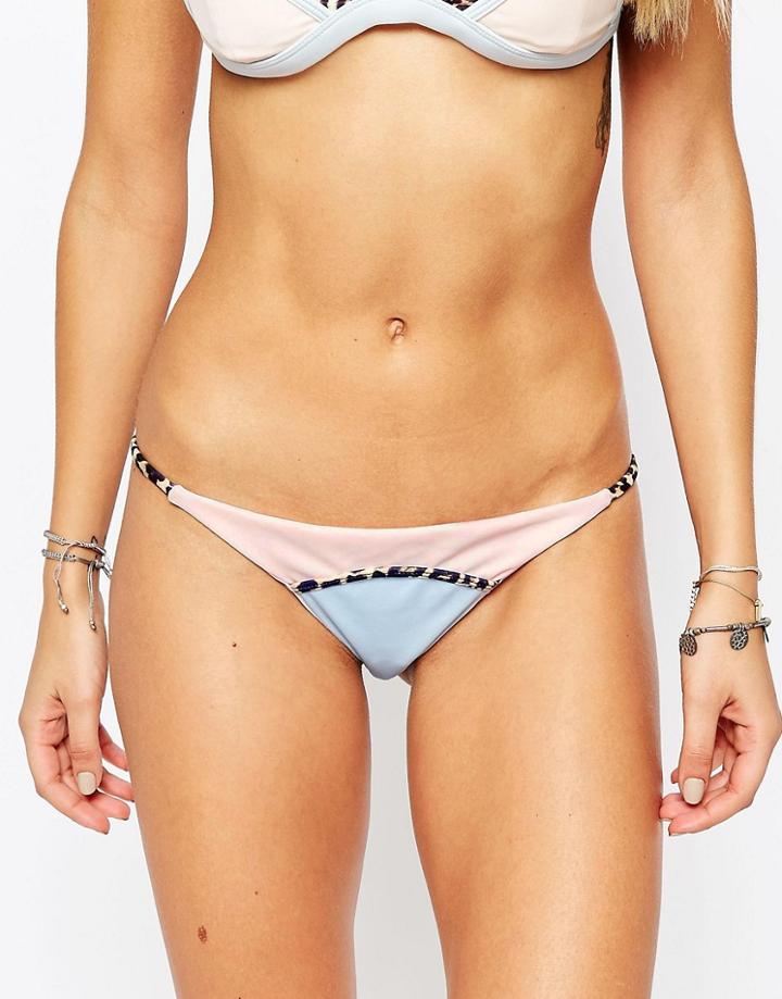 Skye & Staghorn Impala String Bikini Bottom - Multi