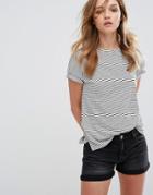 Pull & Bear Stripe T-shirt - Multi