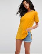 Asos Ultimate Easy Boyfriend T-shirt - Yellow