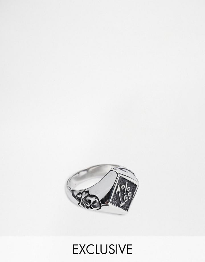 Reclaimed Vintage 1% Ring - Silver