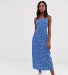 Collusion Tall 90's Floral Cami Dress-blue