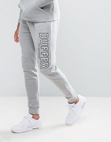 Duffer Skinny Joggers In Gray - Gray