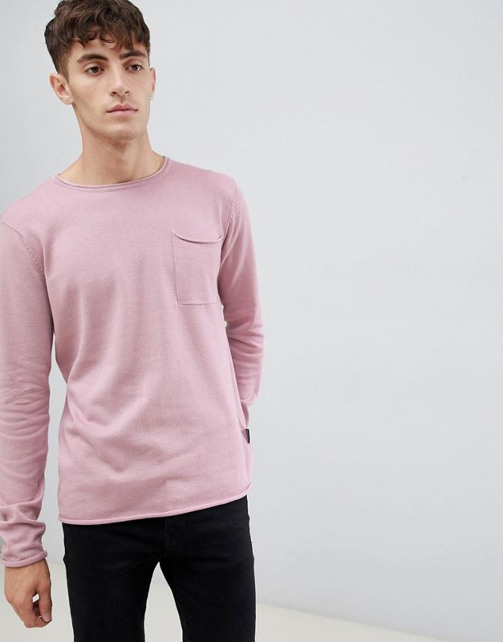D-struct Light Weight Sweater - Purple