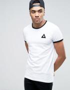 Le Coq Sportif Ringer T-shirt In White Exclusive To Asos 1611262 - White