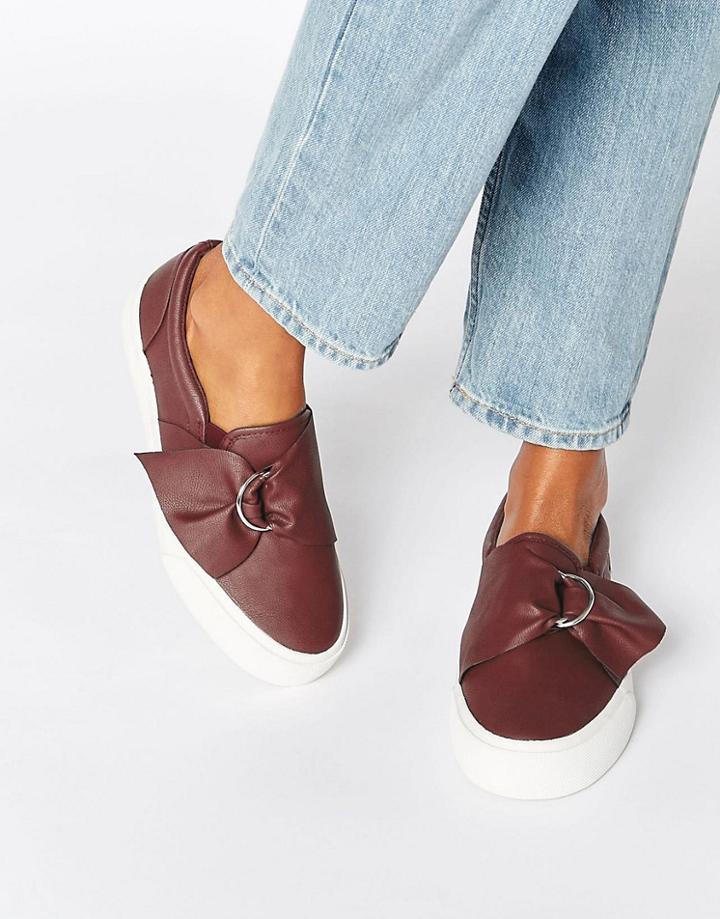 Asos Digger D-ring Sneakers - Red