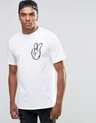 New Love Club Hand Gesture T-shirt - White