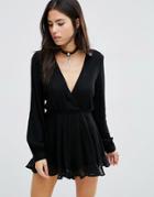 Love & Other Things Romper - Black