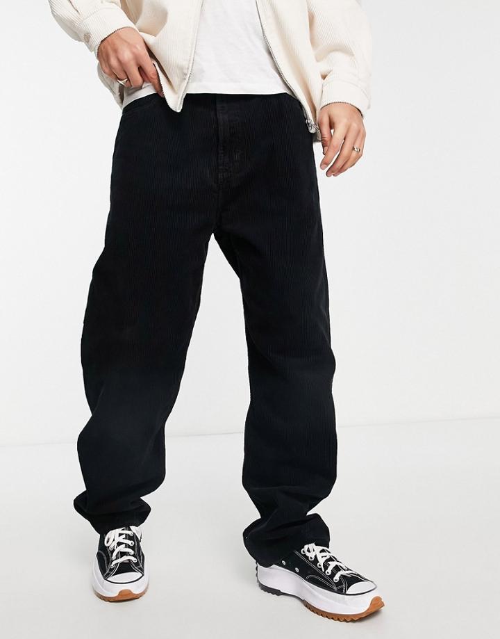 Weekday Galaxy Cord Pants In Black-blue