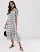 Y.a.s Check Shirt Dress - Multi