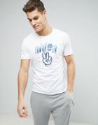 Sisley T-shirt With Rider Print - White