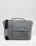 British Belt Co Messenger Bag Gray - Gray