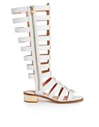 Asos Factory Gladiator Sandals - White