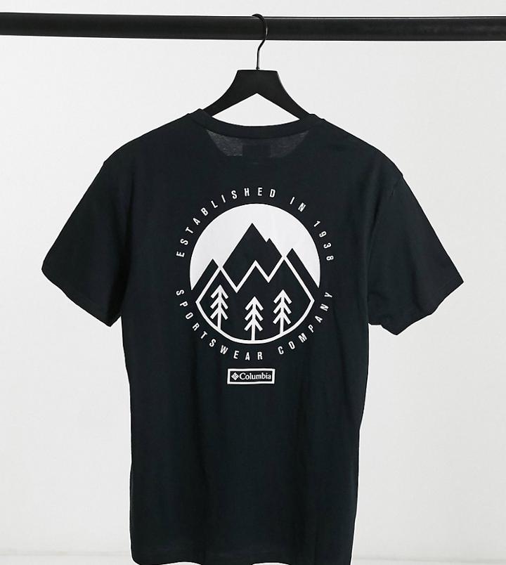 Columbia Tillamook Back Logo T-shirt In Black - Exclusive To Asos