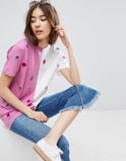 Asos Ultimate Eyelet T-shirt - Multi