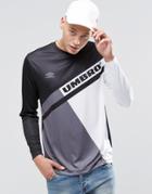 Umbro Long Sleeve T-shirt In Retro Print